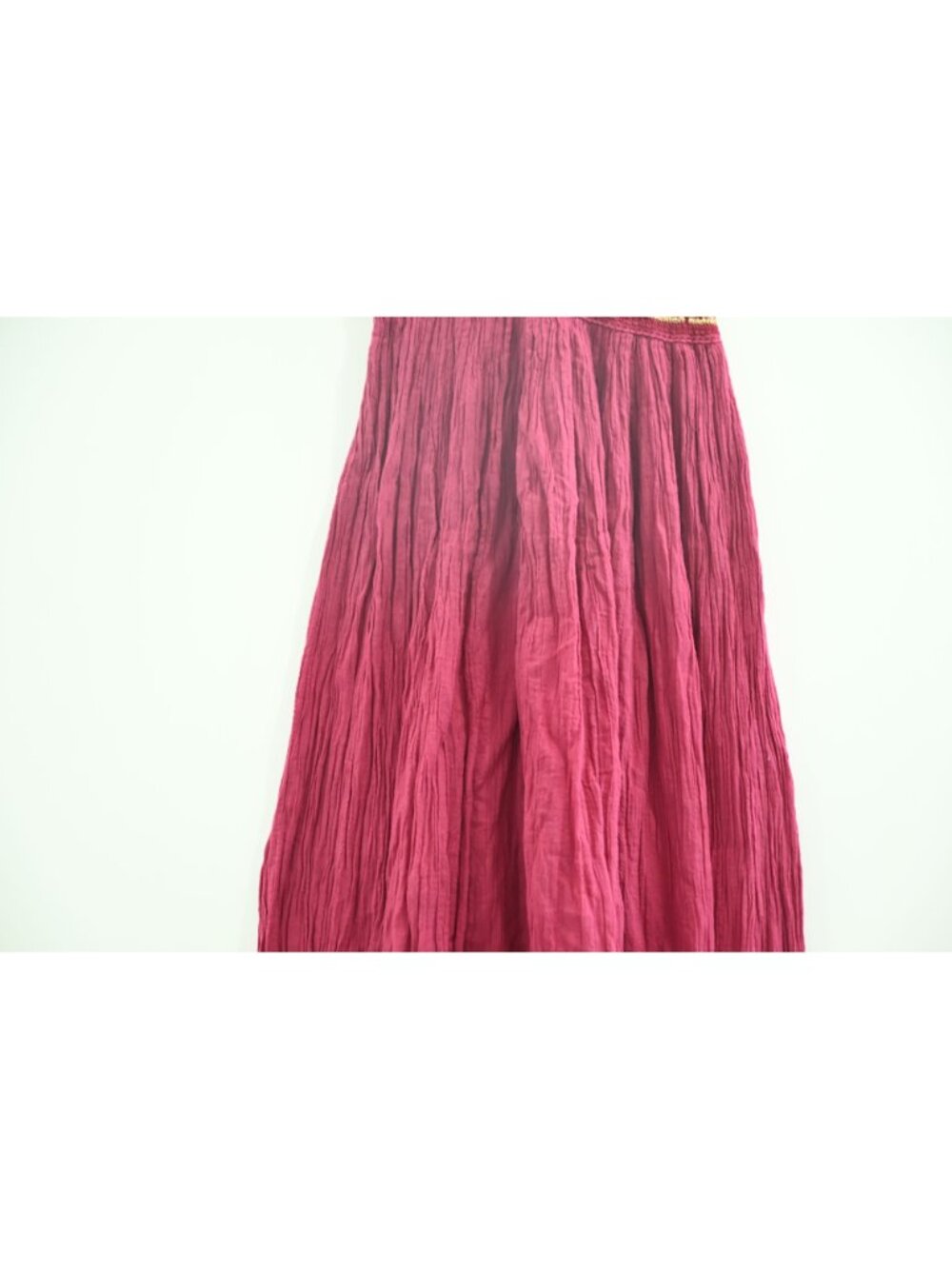 Unbranded Goddess Column Style Swim Cover Up Dress Sz OS Red Gauzy Grecian Boho - Picture 5 of 8